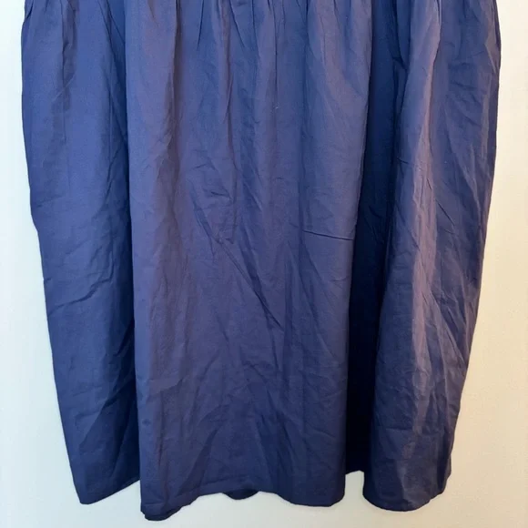 NWT Old Navy Women’s Dusty Navy Dropped-Waist Midi Skirt Size 3X - Picture 3 of 11